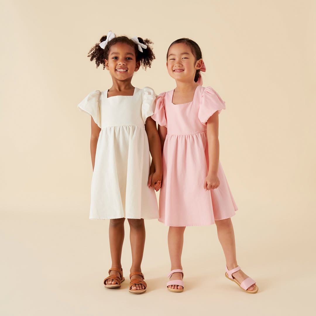 Grace Tie Back Dress- Pink