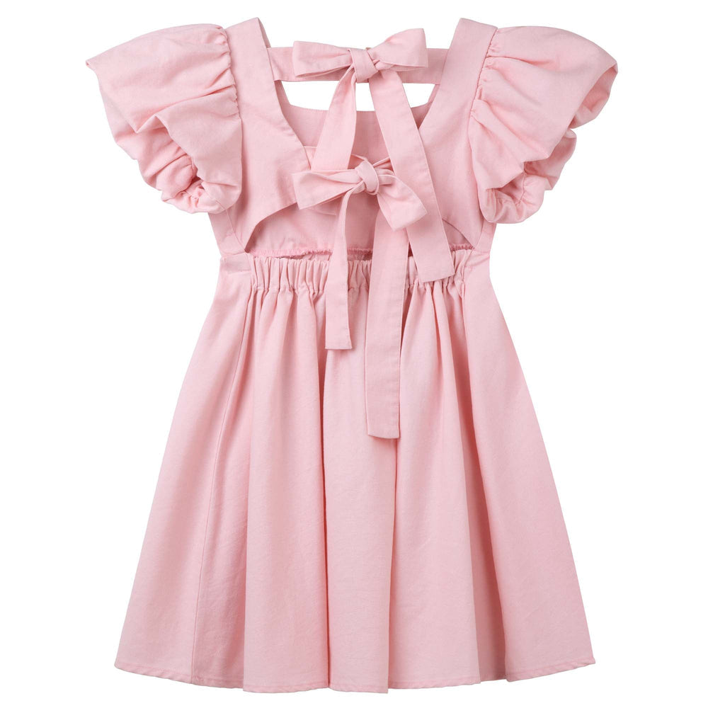Grace Tie Back Dress- Pink