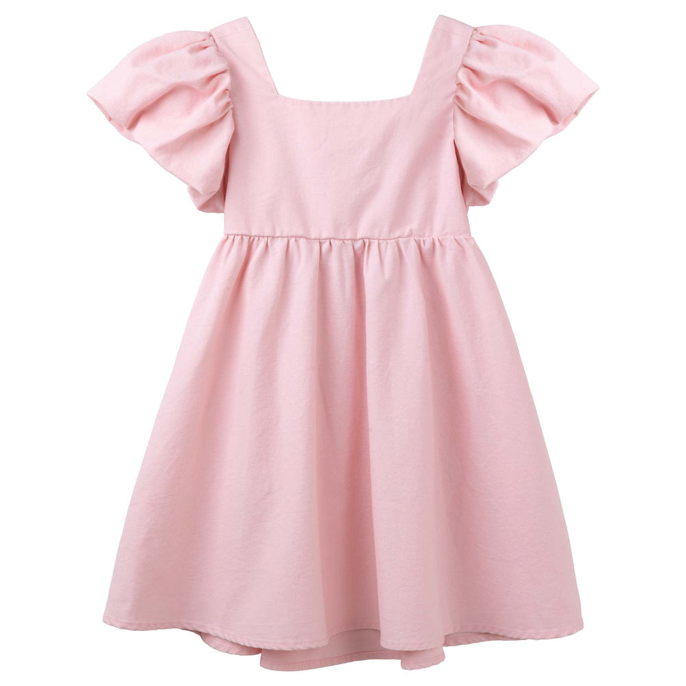 Grace Tie Back Dress- Pink