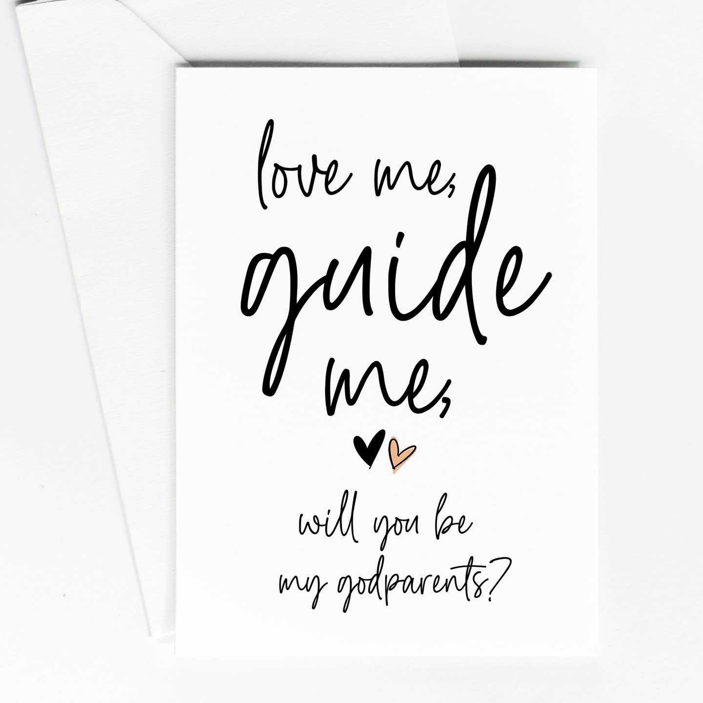 Will You Be My Godparents Card- Love Me Guide Me