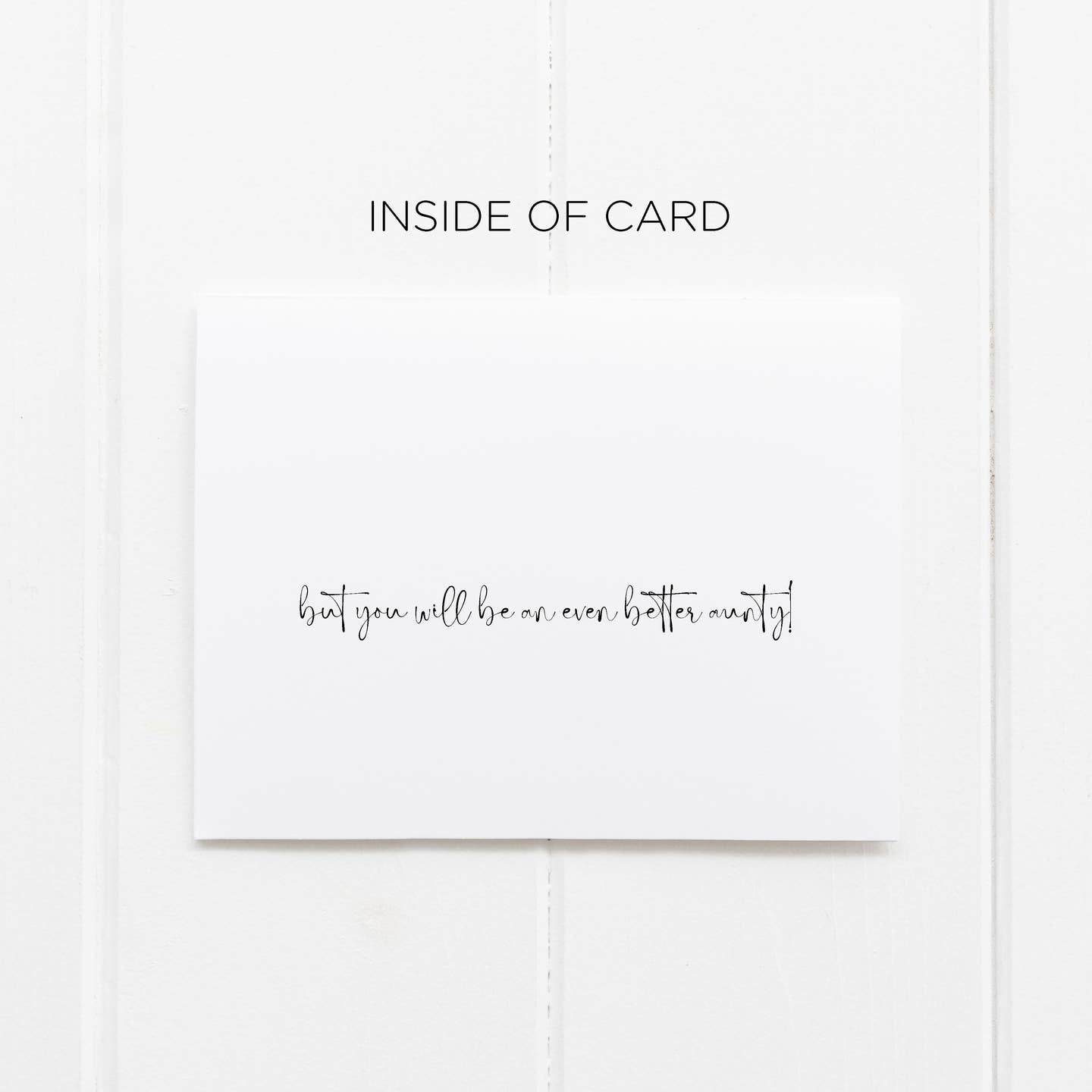 Pregnancy Announcement Card For Friend Promoted To Aunty