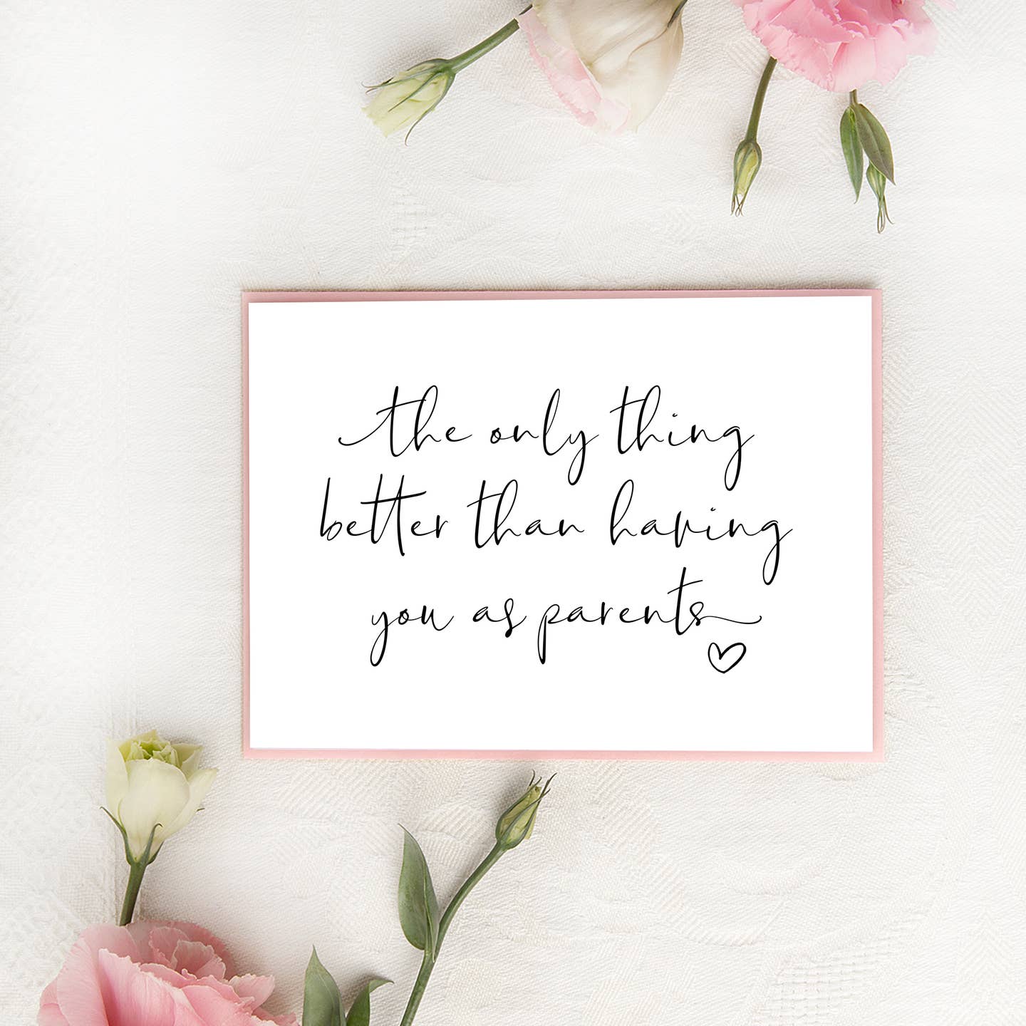 Pregnancy Announcement Card For Parents Promoted To Grandparents