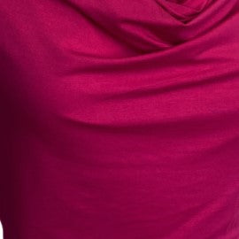 Colour Single Stretch Bamboo Fuchsia 