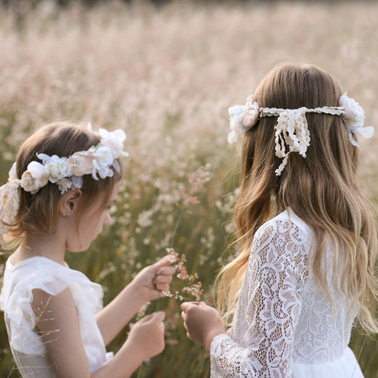 Juliette Flower Crown - Ivory
