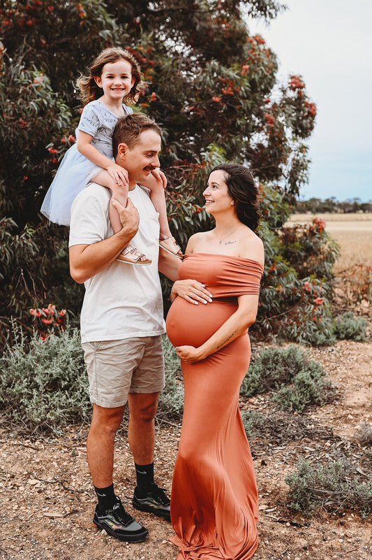 Custom Maternity Dress Bodice and Sleeve Options