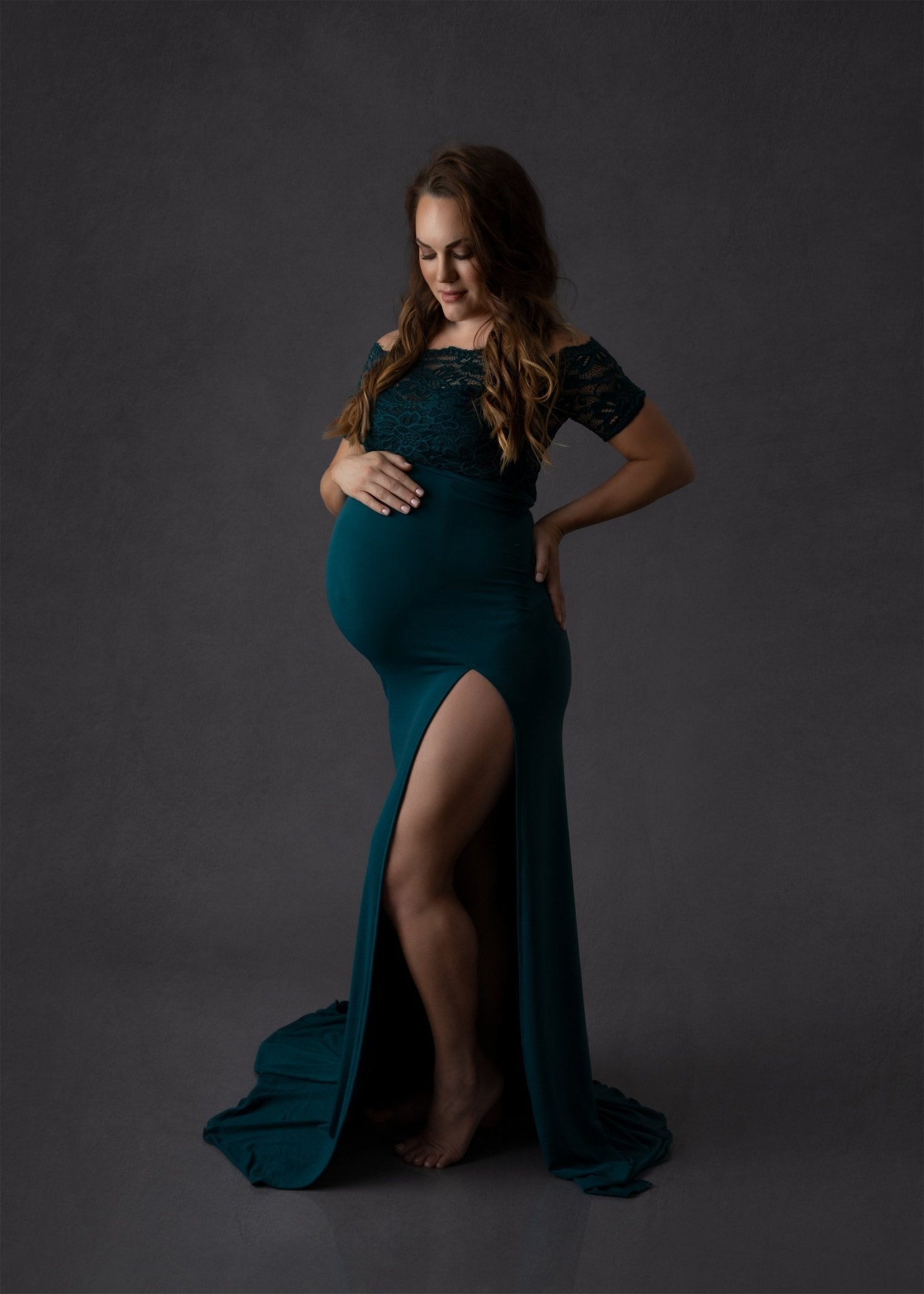 Lace Crop Top - Bloom Maternity Gowns